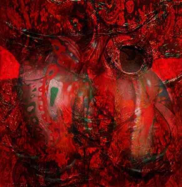 Digital Arts titled "Red" by Ursu, Original Artwork