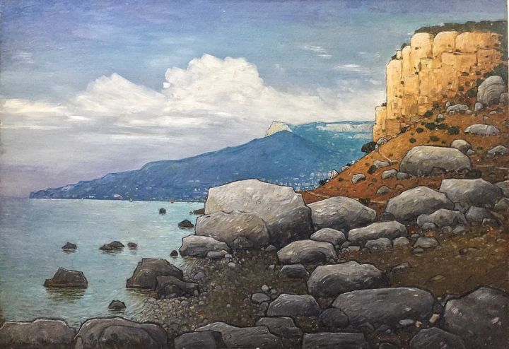 Море и горы картинки живопись
