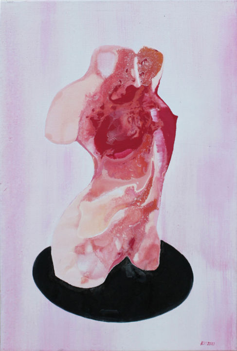 Painting titled "Aphrodite" by Iustina Komissarova, Original Artwork, Acrylic