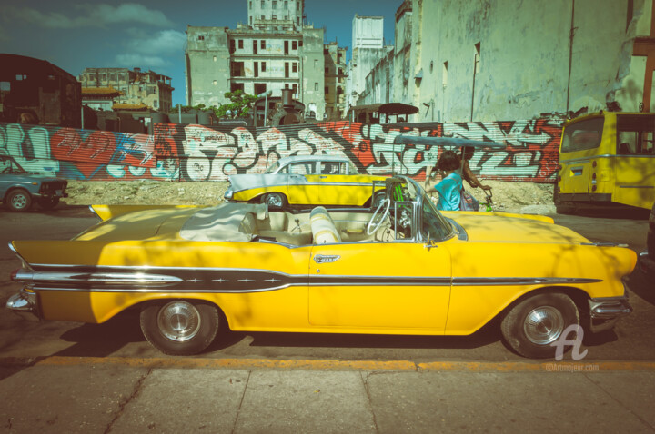 Fotografie getiteld "Cuba-3022" door Uwe Bauch, Origineel Kunstwerk, Digitale fotografie