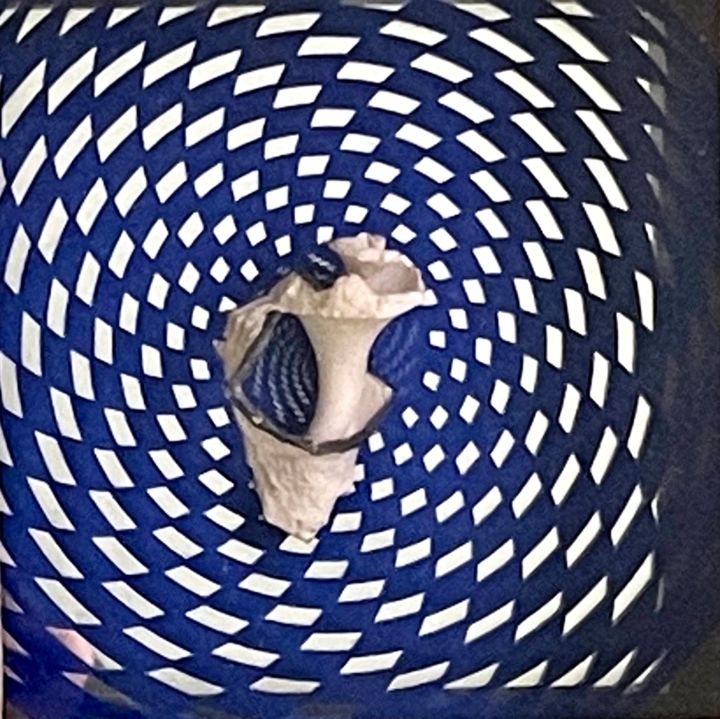 Κολάζ με τίτλο "Espiral aurea -5" από Erika De La Vega, Αυθεντικά έργα τέχνης, Κολάζ