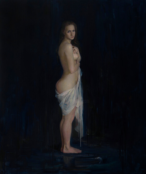 Картина под названием "Рождение Венеры." - Vadim Chazov, Подлинное произведение искусства, Масло