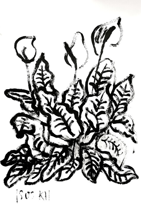 Tekening getiteld "Calla" door Vaenaton, Origineel Kunstwerk, Acryl
