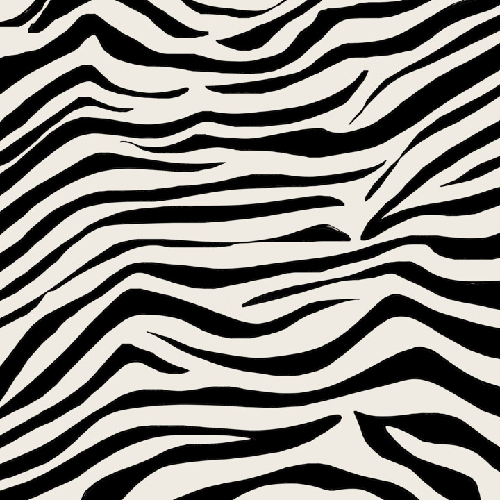 Prenten & gravures getiteld "Zebra - Print" door Vafa Majidli, Origineel Kunstwerk, Digitale afdruk