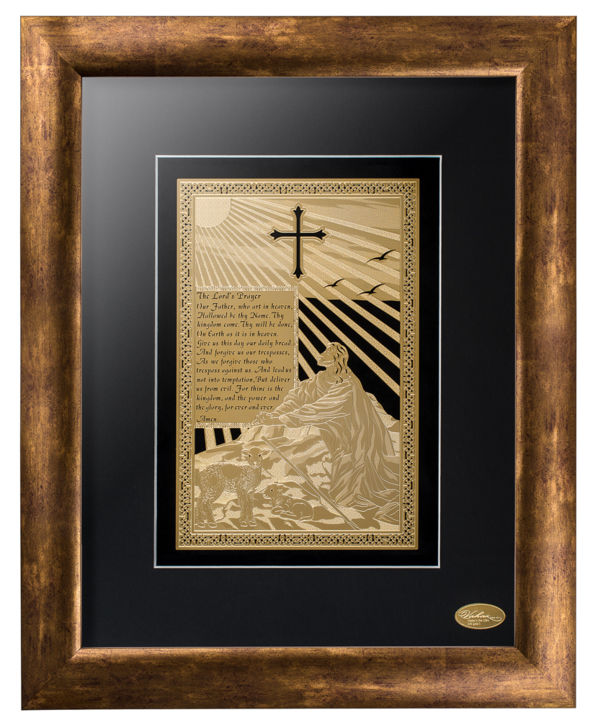 Digital Arts titled "lords-prayer-gb-gol…" by Vahaz Gold Art, Original Artwork, Other
