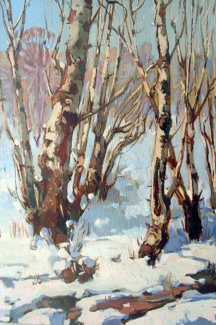 Painting titled "Spring is coming" by Vahe Yeremyan, Original Artwork