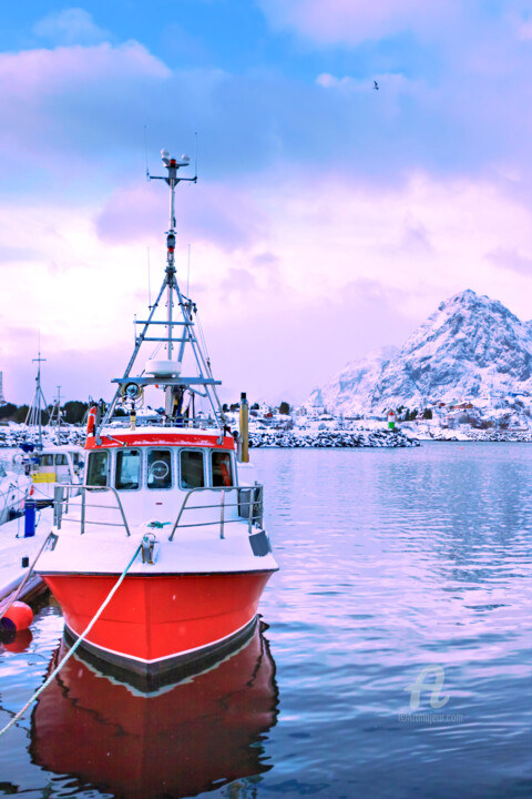 Arte digital titulada "Lofoten Islands 281" por Val Thoermer, Obra de arte original, Fotografía digital