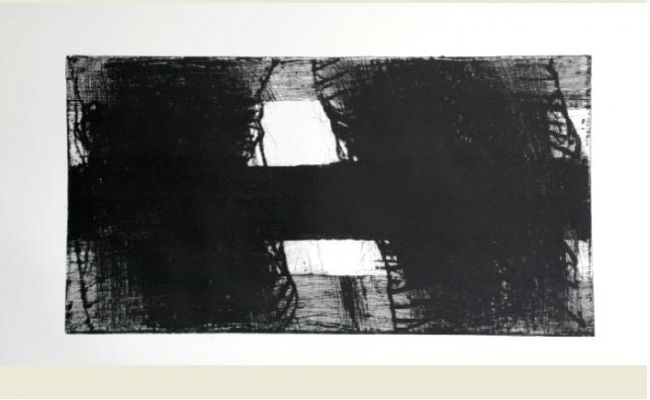 Painting titled "black and white" by Veliu, Original Artwork