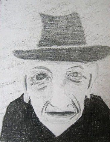 Dibujo titulada "Pirandello" por Gilvillelas, Obra de arte original