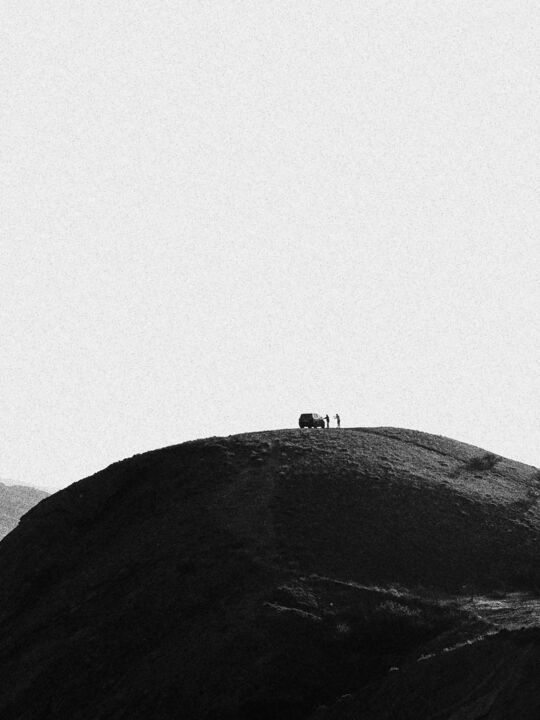 Photography titled "Car on a hillside" by Valeria Nikitina, Original Artwork, Digital Photography