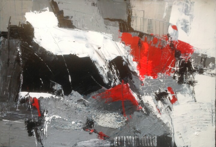 Painting titled "forze" by Valeriano Lessio, Original Artwork, Enamel