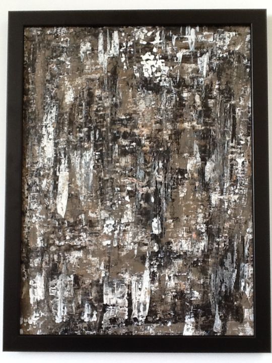 Painting titled "Abstrait 79" by Valerie Castets, Original Artwork, Acrylic