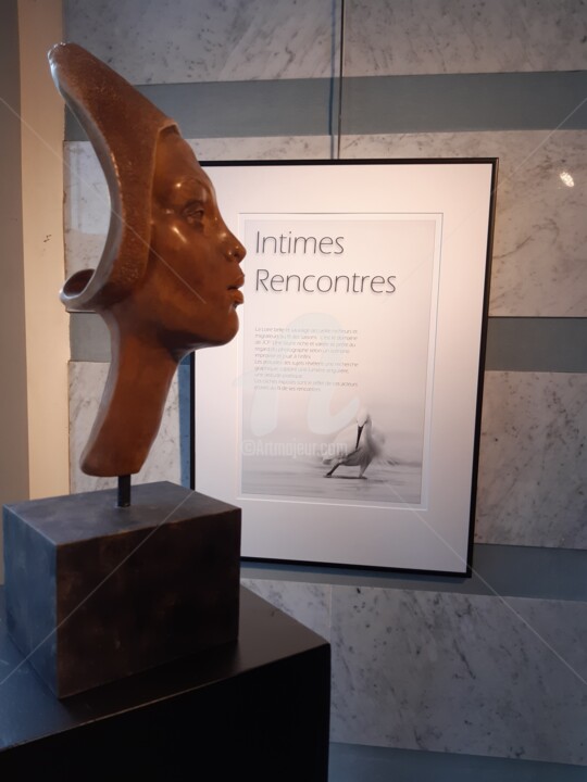 Skulptur mit dem Titel "La Maltière" von Valerie Barrault, Original-Kunstwerk, Ton