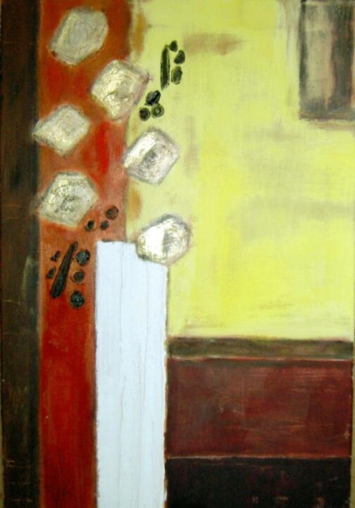 Painting titled "BOUQUET 16*2006" by Valerie Lemarechal, Original Artwork