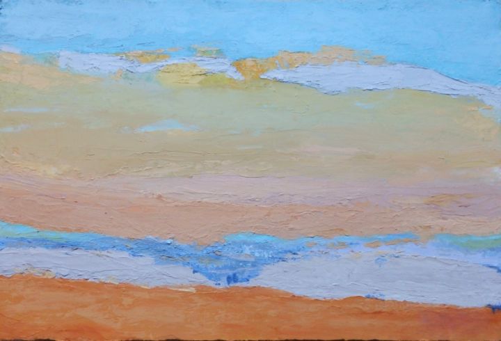 Peinture intitulée "SunShine" par Valérie Pastel, Œuvre d'art originale, Huile