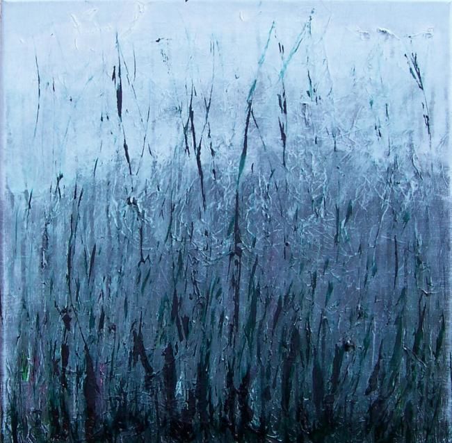 Herbes Hautesmarécage Libellules Apeurées Peinture Par Valérie