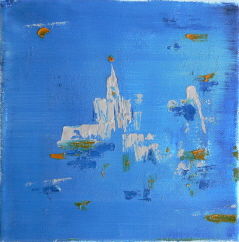 Peinture intitulée "Le refuge" par Valérie Han-Li-Kuin, Œuvre d'art originale