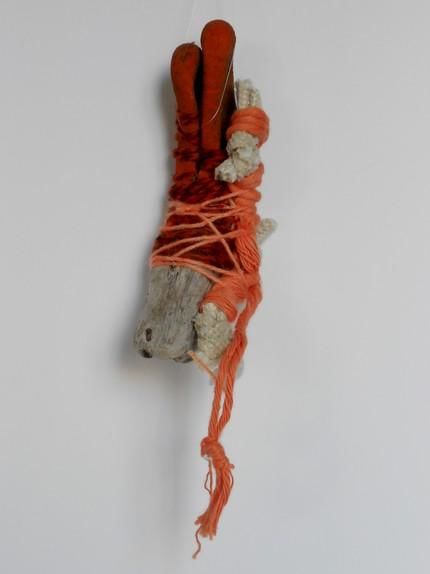 Sculpture titled "Esprits racines 45…" by Valérie Thévenot, Original Artwork, Mixed Media
