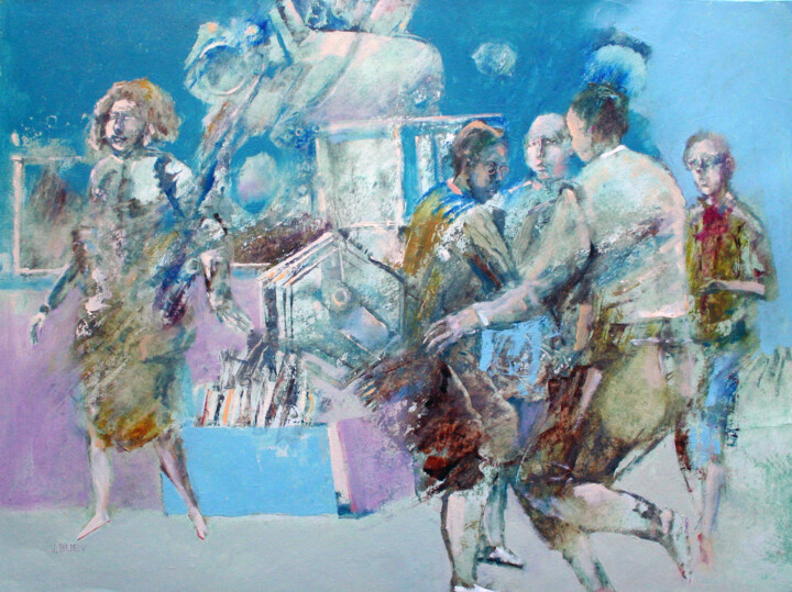 Pittura intitolato "F 25" da Valerii Buev, Opera d'arte originale, Olio