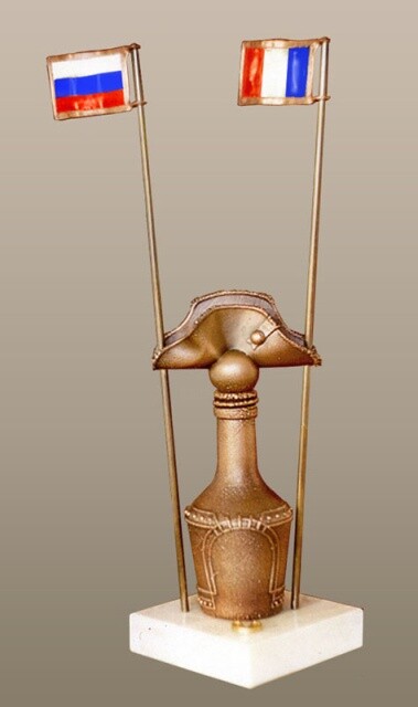 Скульптура под названием ""Наполеон - 2002"" - Валерий Окарский, Подлинное произведение искусства, Металлы