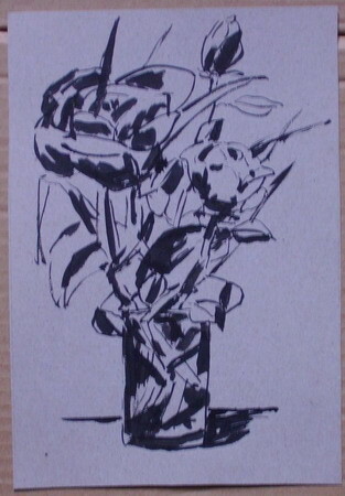 Dibujo titulada "bouquet" por Valériy Mishchenko, Obra de arte original, Otro