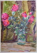 Painting titled "roses" by Valériy Mishchenko, Original Artwork, Other