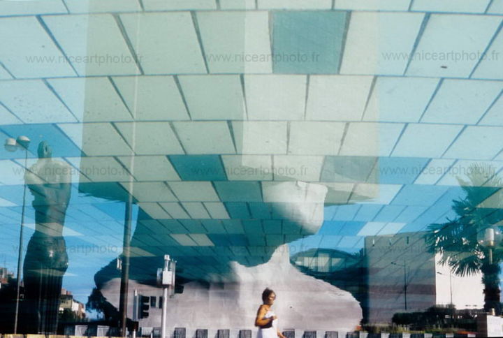 "Reflet de la tête a…" başlıklı Fotoğraf Valery Trillaud tarafından, Orijinal sanat, Analog Fotoğrafçılık