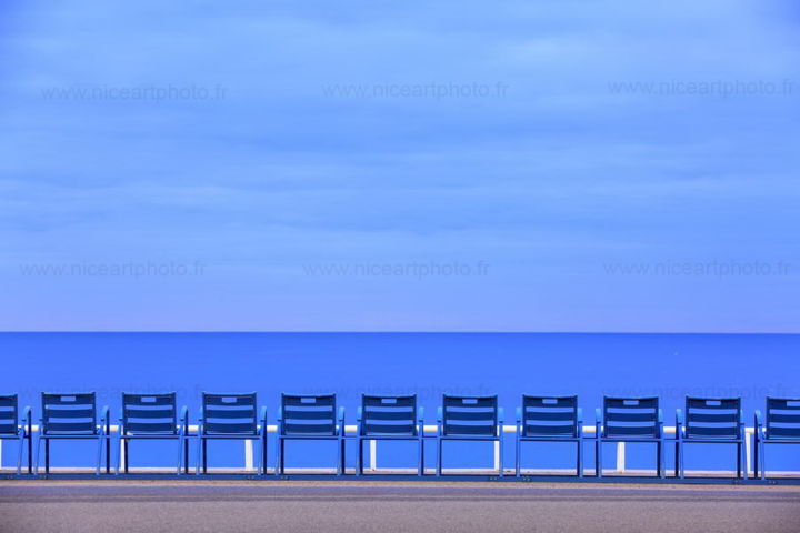 Fotografia zatytułowany „Un matin bleu” autorstwa Valery Trillaud, Oryginalna praca, Fotografia nie manipulowana