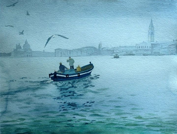 제목이 "bacino di San Marco…"인 미술작품 Valéry Codogno로, 원작
