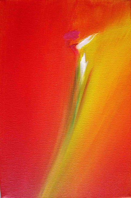 Peinture intitulée "gamme rouge - dipty…" par Valia Solène, Œuvre d'art originale, Huile