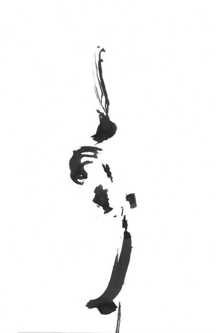 Peinture intitulée "Création calligraph…" par Valia Solène, Œuvre d'art originale, Huile