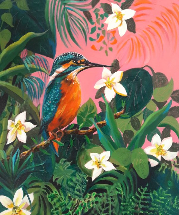 Pintura titulada "collection jungle" por Valker, Obra de arte original, Acrílico