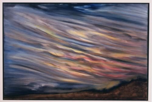 Pintura intitulada "Horizons: Dusk" por Linda Vallejo, Obras de arte originais