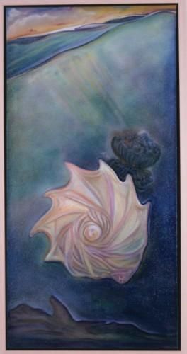 Painting titled "Water Spirits: Conc…" by Linda Vallejo, Original Artwork