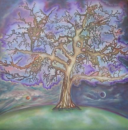 Painting titled "California Oak" by Linda Vallejo, Original Artwork