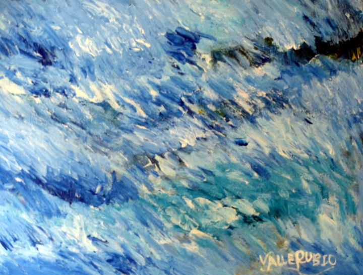 Картина под названием "MARINA" - Valle Rubio, Подлинное произведение искусства, Акрил