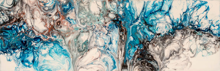 Malarstwo zatytułowany „marbre I” autorstwa Vanessa Bionnier, Oryginalna praca, Akryl