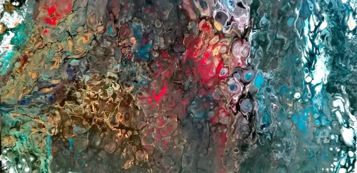 Pittura intitolato "Morguedon" da Vanessa Bionnier, Opera d'arte originale, Acrilico