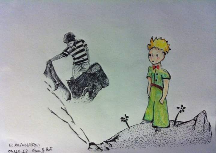 El Principito, Drawing by Vanessa Garcia Artunedo