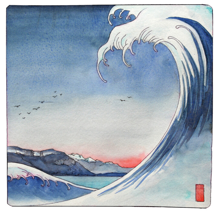 Hokusai : Comment peindre la Grande Vague de Kanagawa - Couleurs ZEN