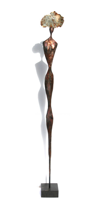 Rzeźba zatytułowany „Sculpture longilign…” autorstwa Vanessa Renoux, Oryginalna praca, Papier