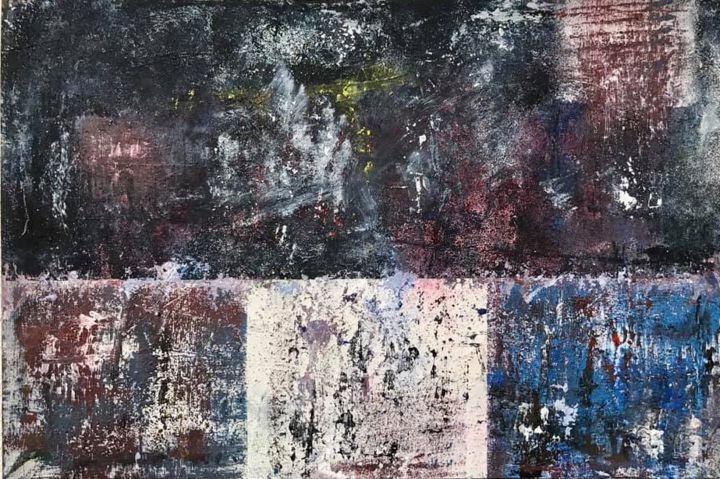 Pintura titulada "saturne" por T.Van.Hooland, Obra de arte original, Acrílico