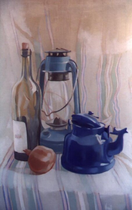 Painting titled "Still life" by Vani Ghougassian, Original Artwork