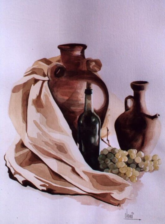 Painting titled "Jars 005" by Vani Ghougassian, Original Artwork