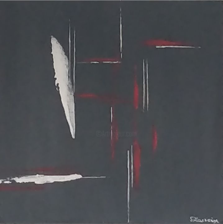 Pittura intitolato "In the Nignt" da Sylvia Lacroix, Opera d'arte originale, Acrilico