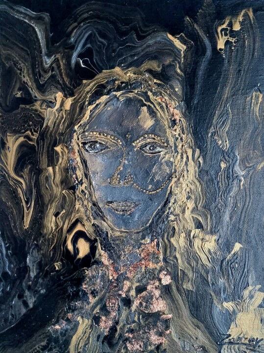 Pintura intitulada "Woman" por Vanja Zanze, Obras de arte originais, Acrílico