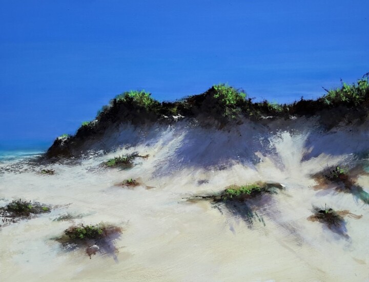 Painting titled "Dune" by Vanni 3.14, Original Artwork, Oil