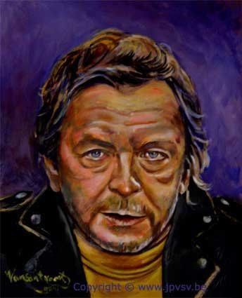 Painting titled "RENAUD" by Jean-Pierre Vansantvoort, Original Artwork, Oil