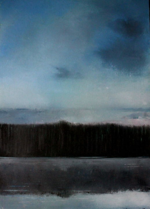 Картина под названием "Forest" - Varduhi Mkhitaryan, Подлинное произведение искусства, Масло