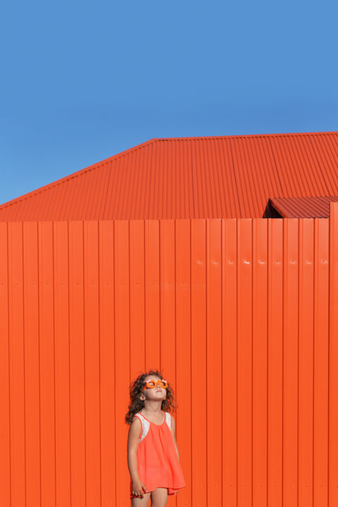 Фотография под названием "Orange mood 1" - Varvara Shtern, Подлинное произведение искусства, Цифровая фотография